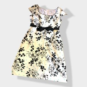 Floral and Polka Dot Dress - Great for Easter!